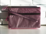 100% Leather Brenda's wristlet in Metallics Free Shipping in the USA !!