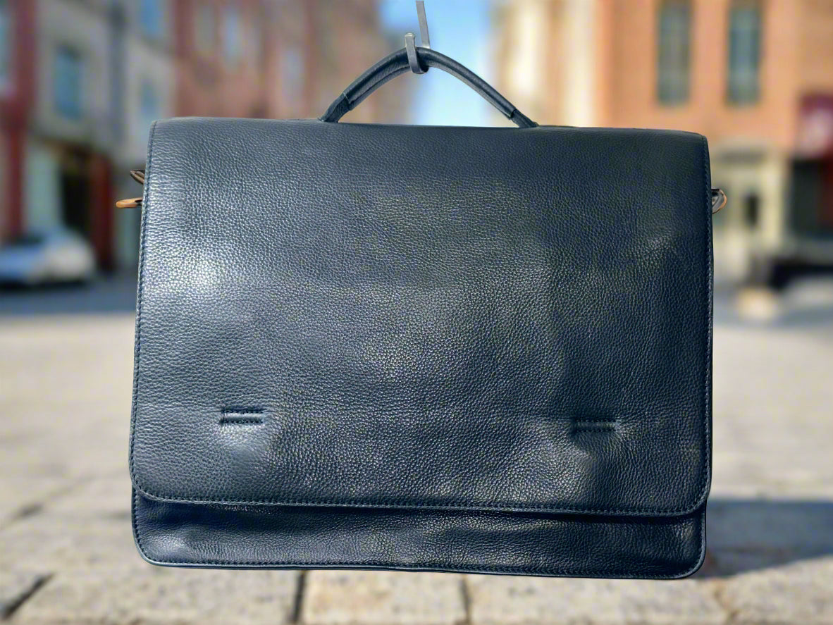 SS31 Brikmond 100% Leather  Executive 1 briefcase