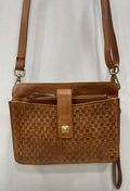 SS45 antique washed Cow organizer crossbody free shipping within the USA