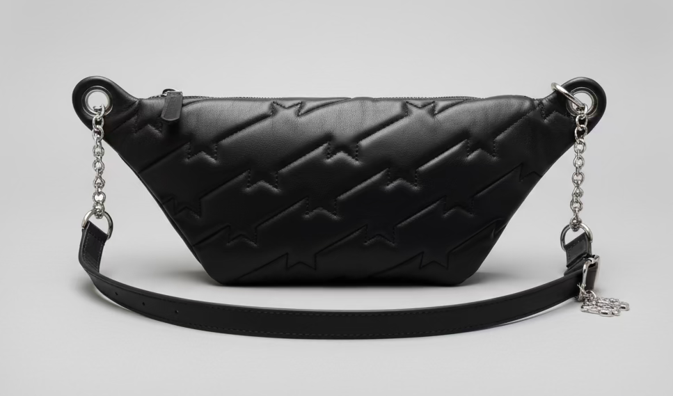 SS84  Lamb quilted leather waist pak