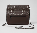 SS83 Zadig & Voltaire suede studded envelope