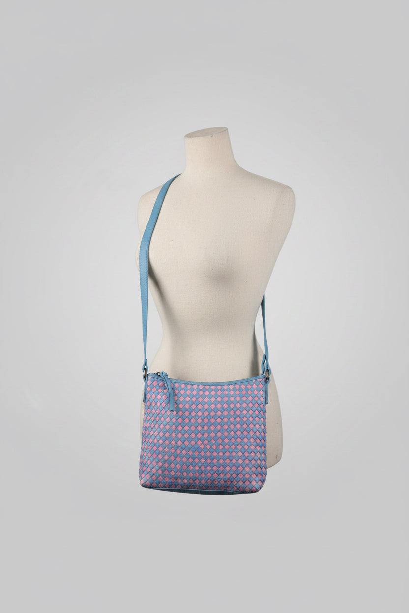 SS99 Two color basketweave crossbody