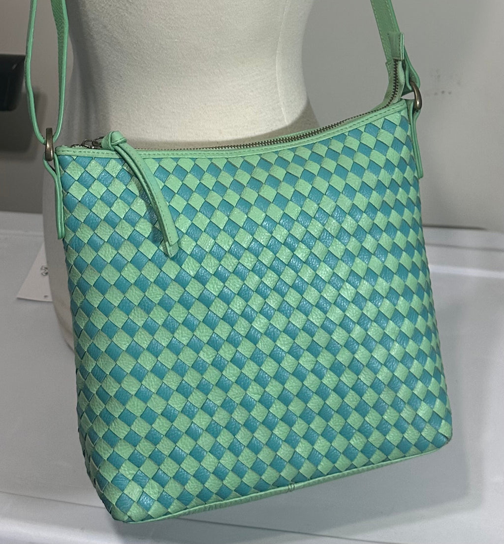 SS99 Two color basketweave crossbody