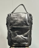 SS66 soft pac  Metallic leather backpack