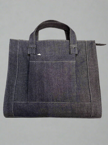 SAMPLE SALE #26 denim Shopper with free shipping