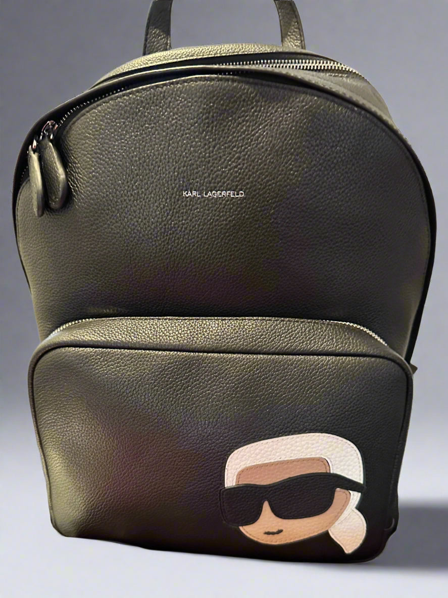 SS117 Leather Karl Lagerfield Backpack