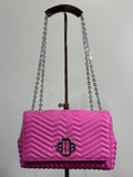 SAMPLE SALE #09 chevron quilted crossbody with Free Shipping