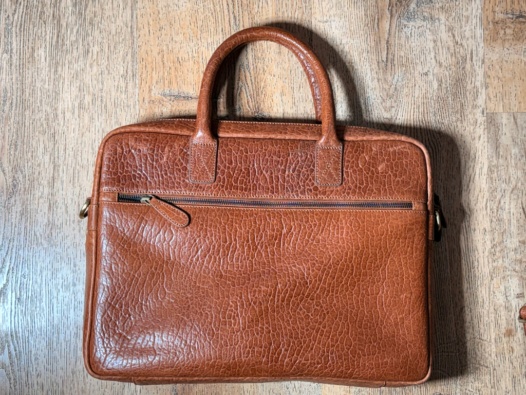 SS37 Crocodile Emboss Leather Duo Briefcase and Crossbody Free Shipping within the USA