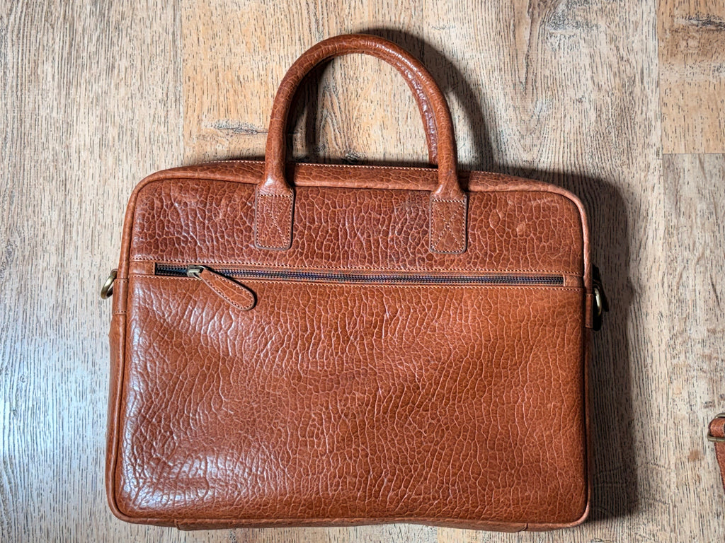 SS37 Crocodile Emboss Leather Duo Briefcase and Crossbody Free Shipping within the USA