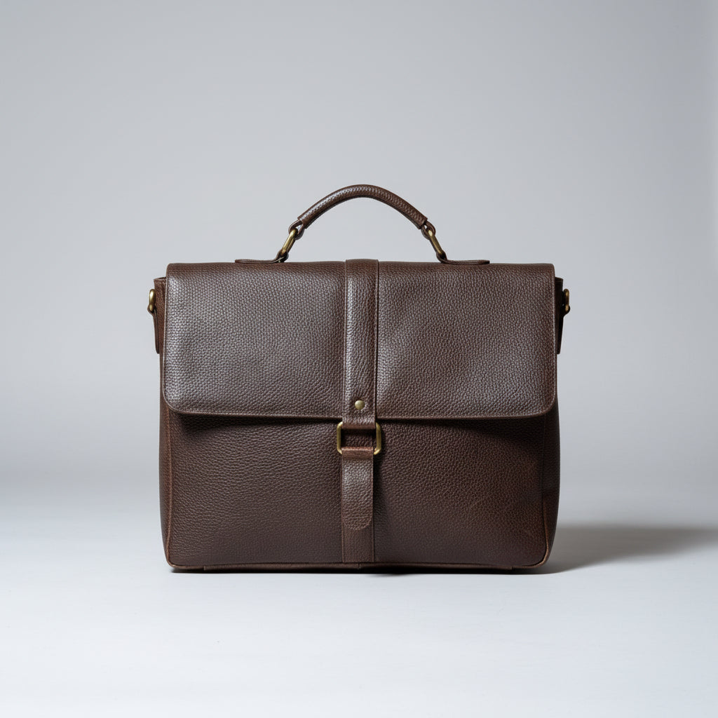 SS40 SoftGrain Cow modern briefcase free shipping within the USA