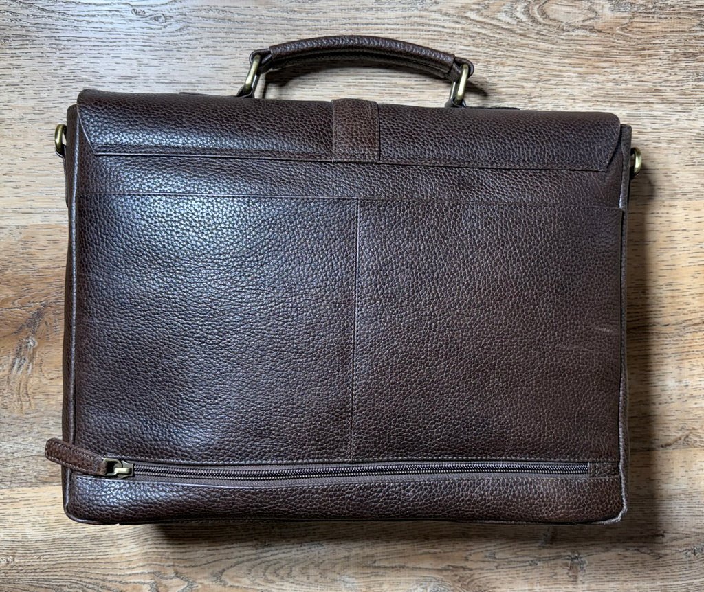 SS40 SoftGrain Cow modern briefcase free shipping within the USA