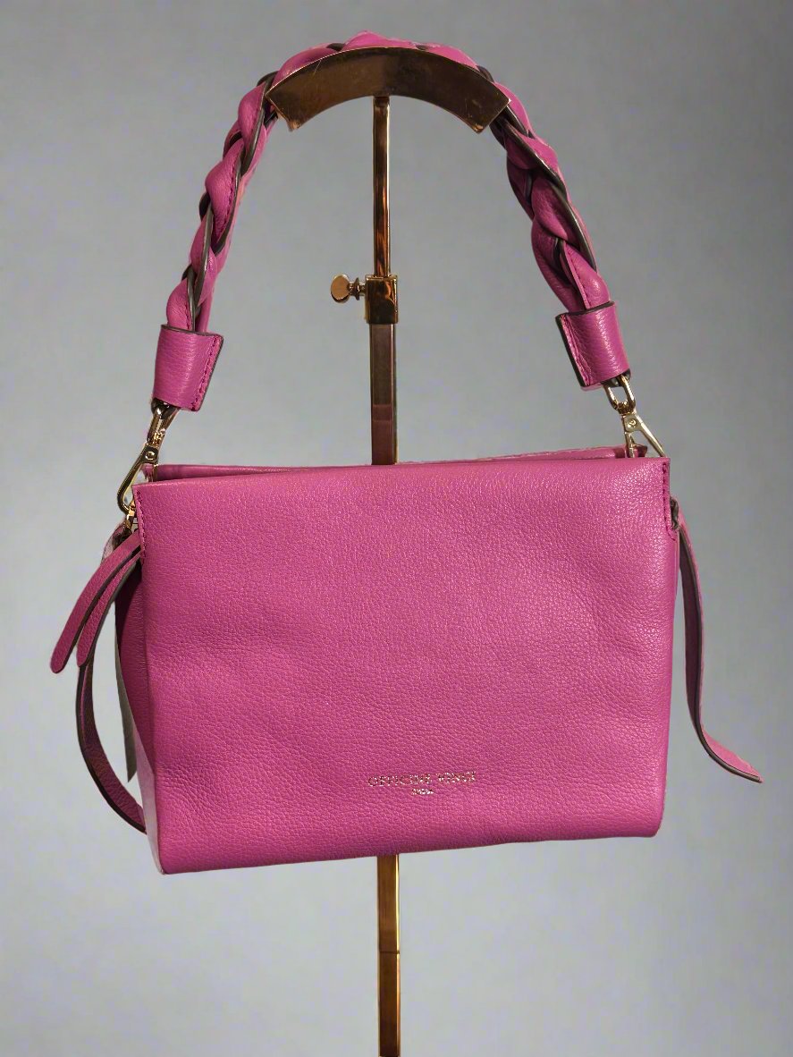 SS118 Le Official Square Crossbody with Braided Handle