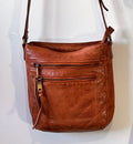SS46 Antique Washed Cow traveller crossbody free shipping within the USA