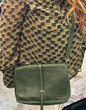 Sample Sale #51 Textured lamb skin  Executive 1 messenger