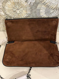 SAMPLE SALE #19 designer leather envelope handbag with free shipping