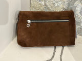 SAMPLE SALE #19 designer leather envelope handbag with free shipping