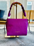 SAMPLE SALE #16 Designer square crossbody with braided handle