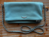 SAMPLE SALE #19 designer leather envelope handbag with free shipping