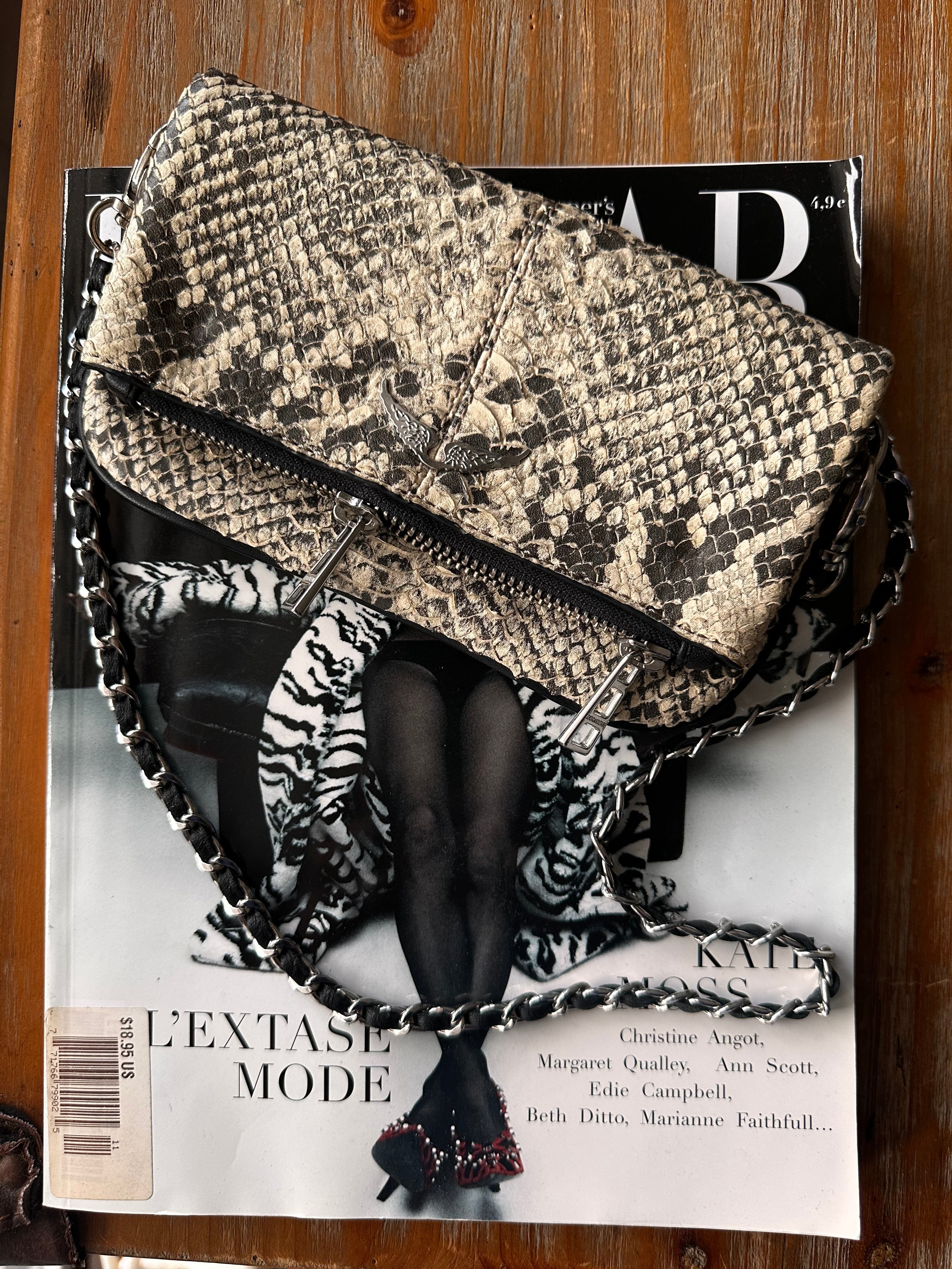 SS120 Zadig & Voltaire Leather Mini Envelope