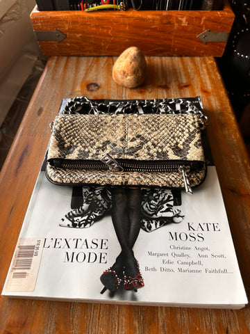 SAMPLE SALE #19 designer leather mini envelope handbag with free shipping