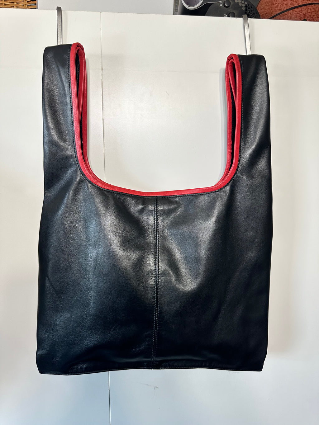 SSV soft lamb leather grocery bag
