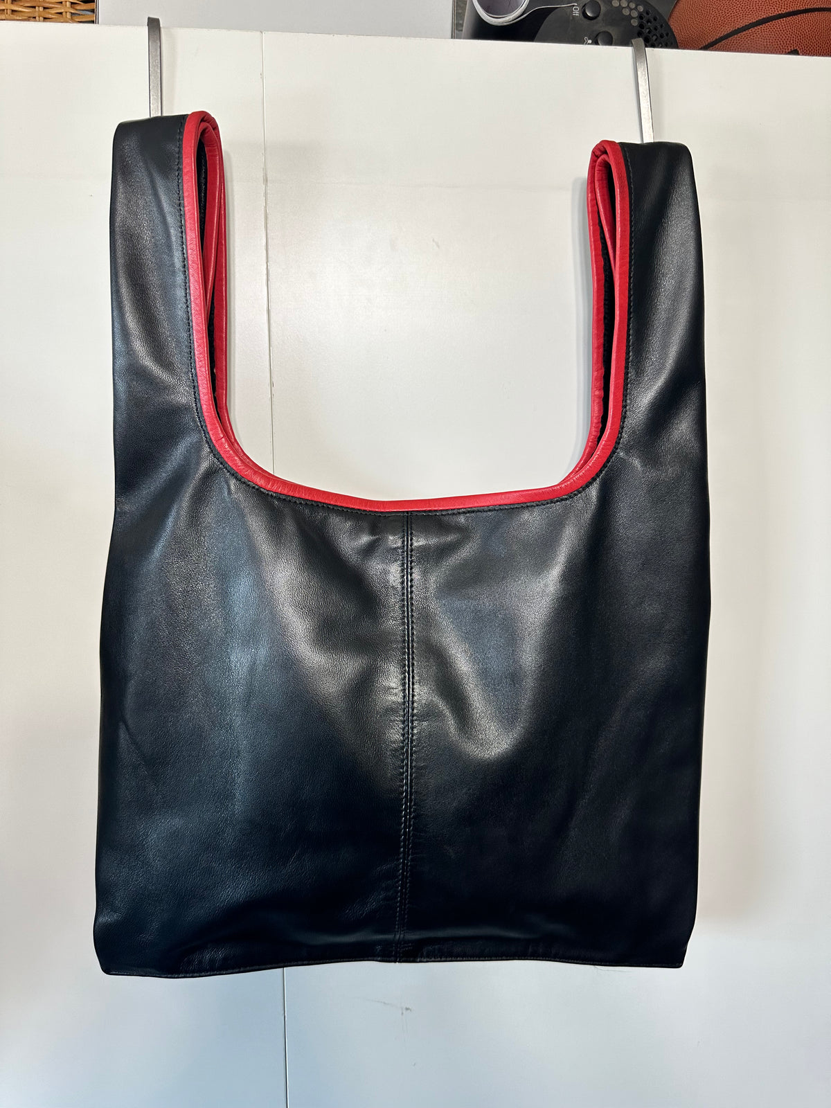 SSV soft lamb leather grocery bag