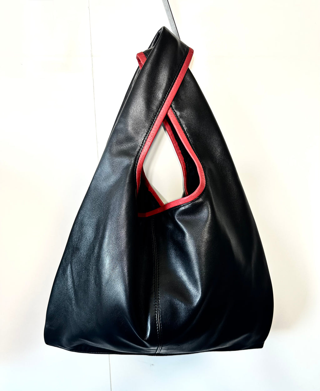 SSV soft lamb leather grocery bag