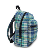 SS Canvas 2PCS  PLAIDS AND STRIPES BACKPACK & DUFFLE