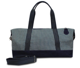 SS Canvas 2PCS  PLAIDS AND STRIPES OVERNITE & TOTE