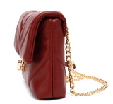 DS888 Quilted Chevron Crossbody