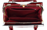 AS405V Patent leather multi slot satchel