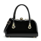 AS430 FRAME SATCHEL PATENT LEATHER