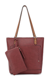 AS 2 N 1 whipstitch tote & pouch