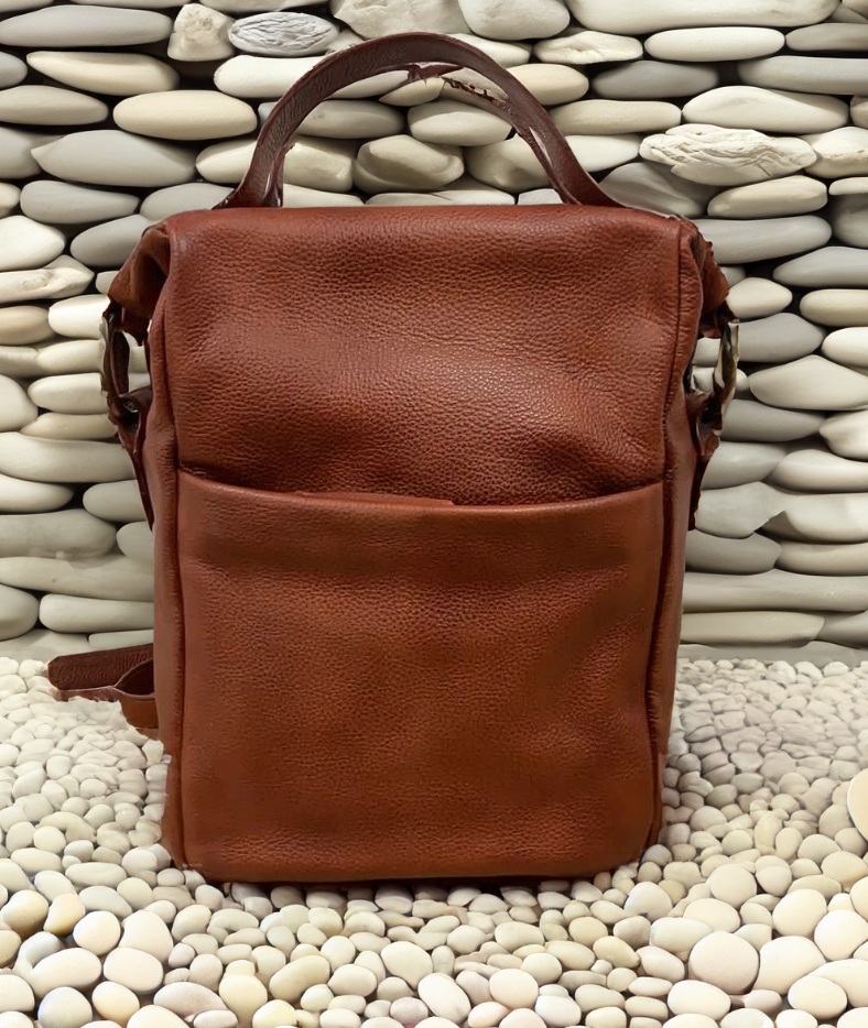 SS68 soft pac milled cow leather backpack