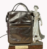 SS66 soft pac  Metallic leather backpack