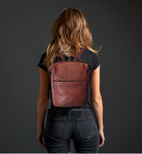 SS68 soft pac milled cow leather backpack "Only 1 left!" free shipping