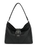 AS111 SLOUCHY HOBO WITH BUCKLE TAB OVER