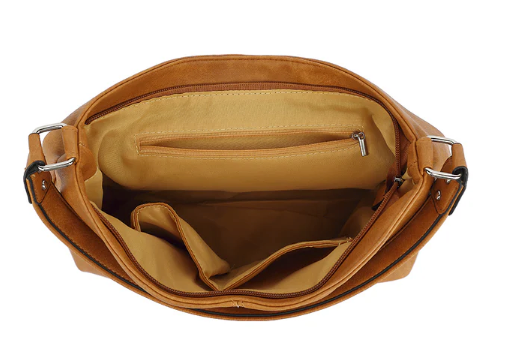 AB111 Buckle Top Slouchy Hobo