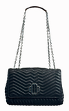 SAMPLE SALE #09 chevron quilted crossbody with Free Shipping