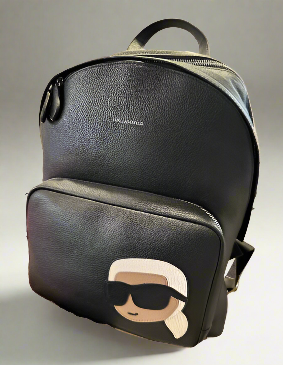 SS117 Leather Karl Lagerfield Backpack