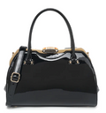 AB401 patent leather Tristen satchel
