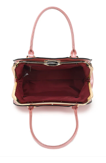 AB401 patent leather Tristen satchel