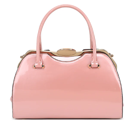AB401 patent leather Tristen satchel