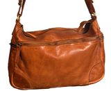 SAMPLE SALE #52 washed leather crossbody