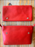 SAMPLE SALE #17 designer crossbody with separating section and free shipping