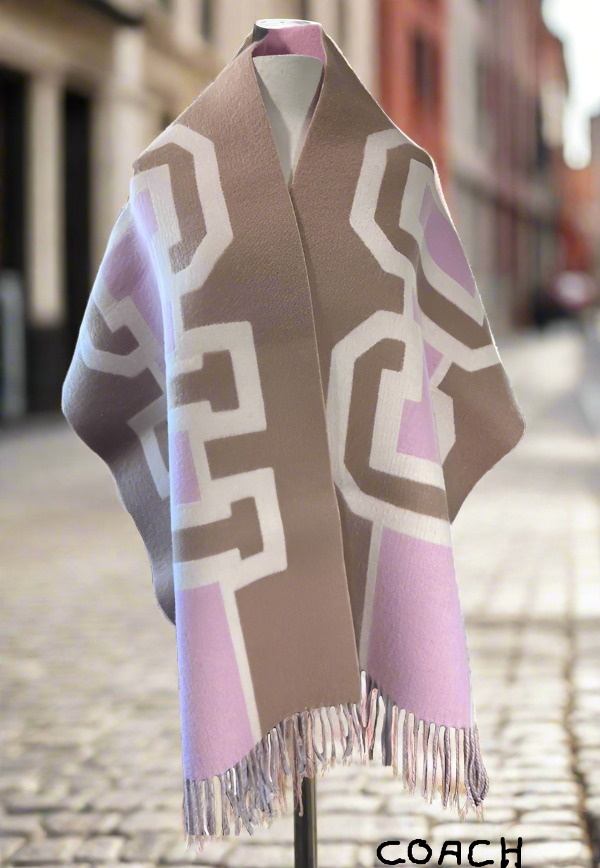SS71 Cashmere or Wool Designer branded shawls