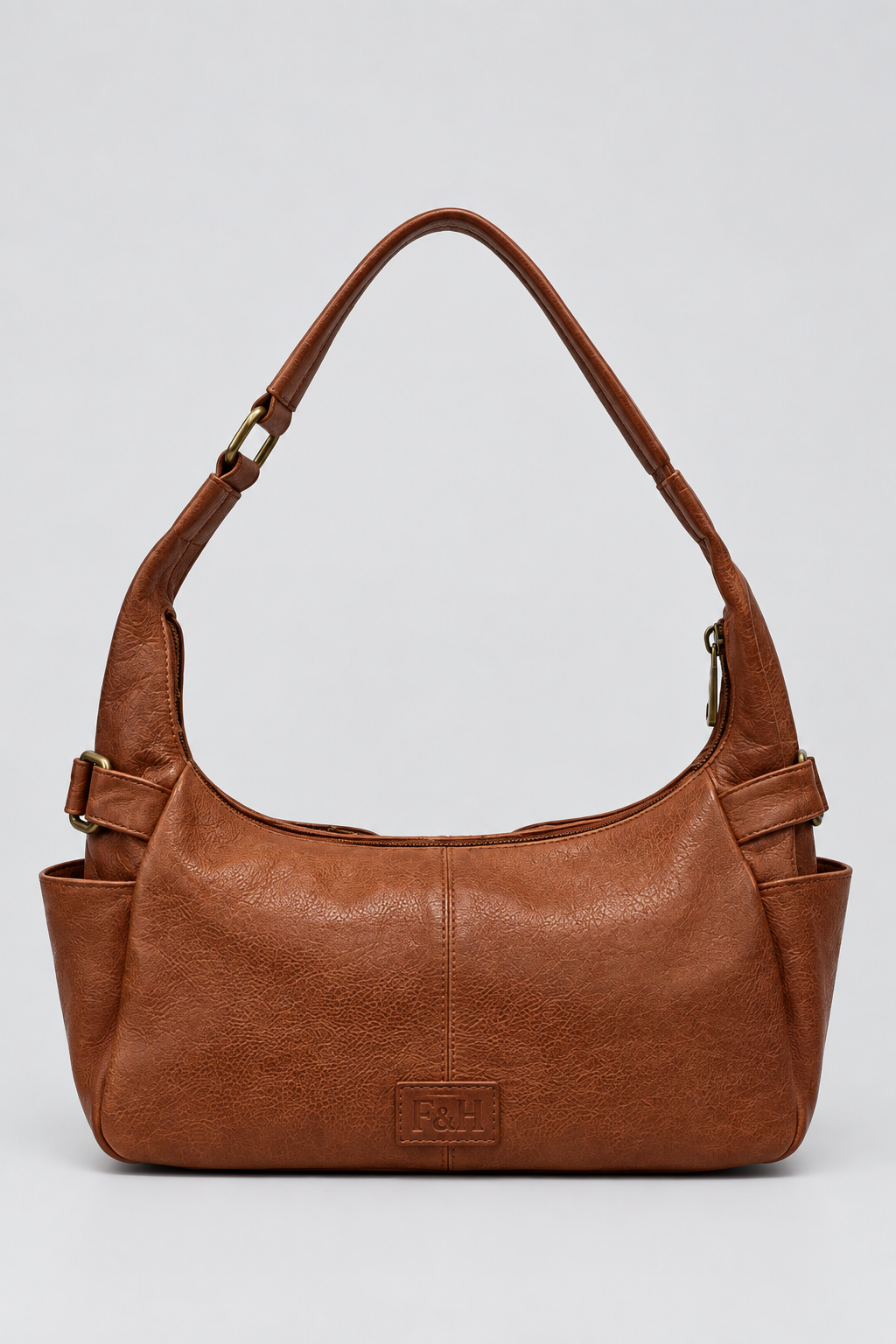 SSV washed smooth cow utilitarian shoulder bag