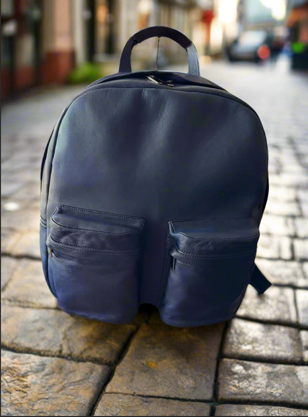 SS24 Designer Backpack with Canister Pockets