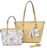 2 IN1 TOTE W SCARF & HNGOFF 24824A