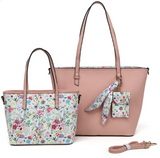 2 IN1 TOTE W SCARF & HNGOFF 24824A